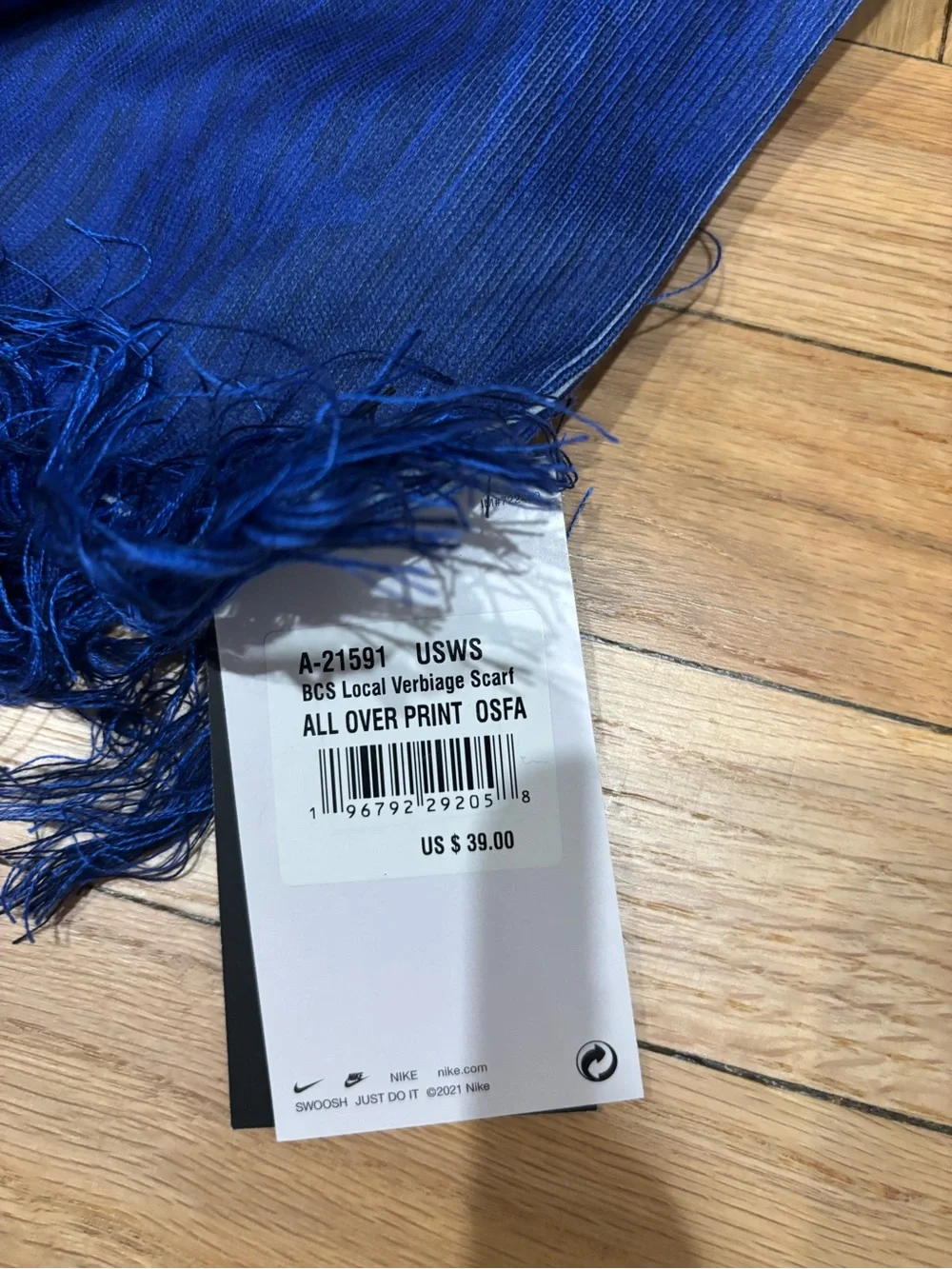 NIKE USWNT LOCAL VERBIAGE Winter  SCARF A-21591 New